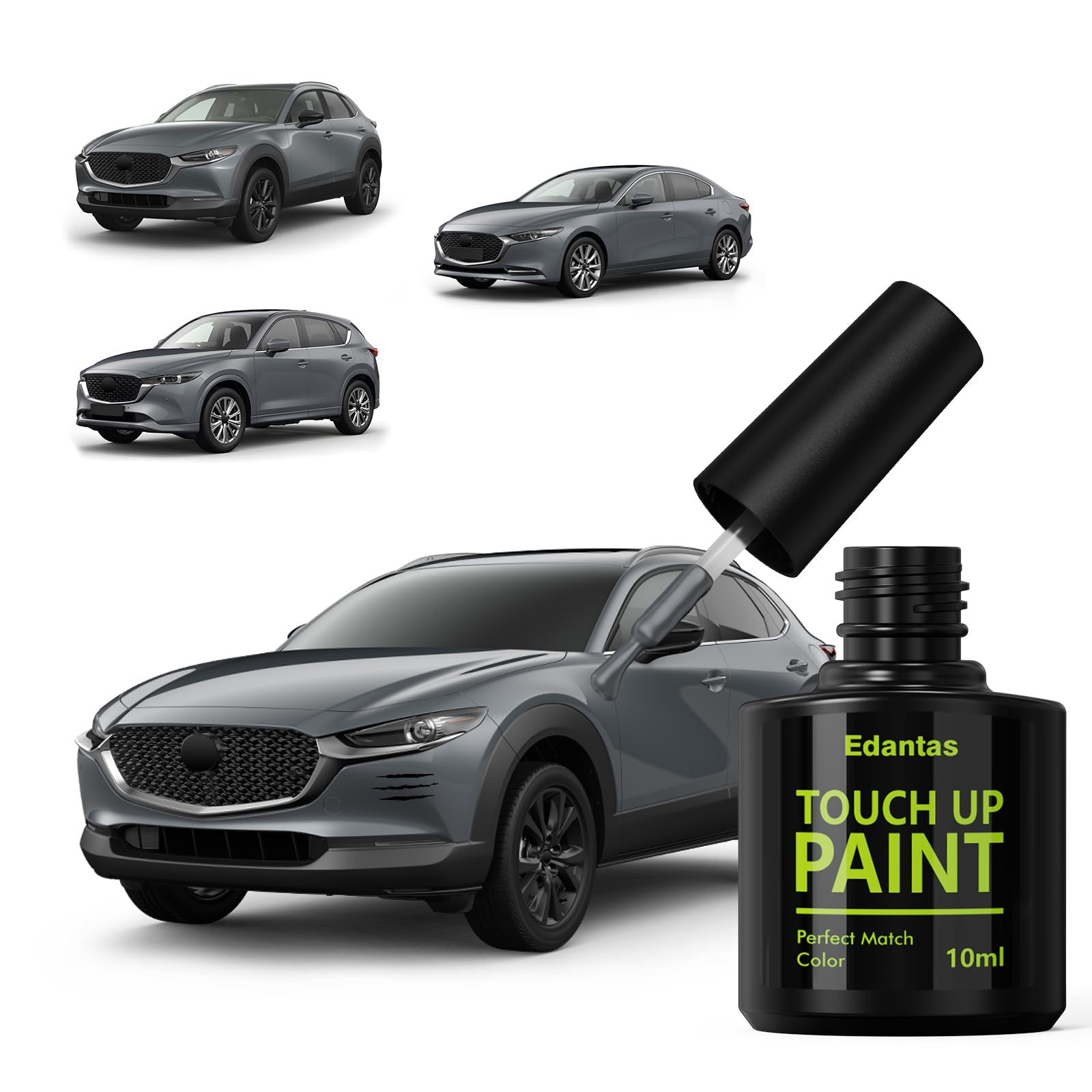 Amazon.com: Edantas 47C Polymetal Gray Touch Up Paint for Mazda